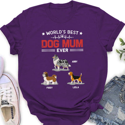 World's Dad Mom - Personalized Custom Women's T-shirt