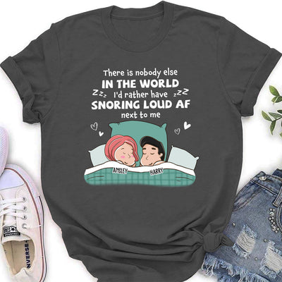 Snoring Af - Personalized Custom Women's T-shirt