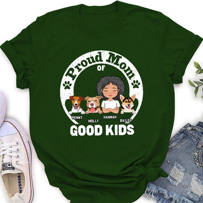 Dad Of Good Kids - Personalized Custom Women's T-shirt