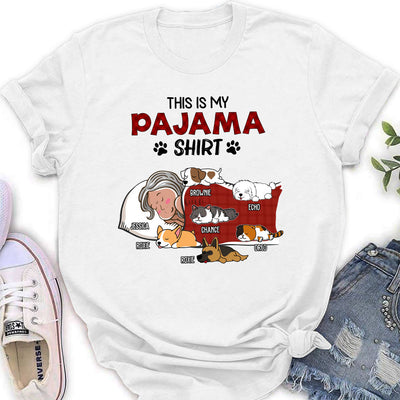 Sleeping Pet Pajama - Personalized Custom Women's T-shirt