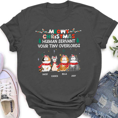 Meowy Christmas - Personalized Custom Women's T-shirt