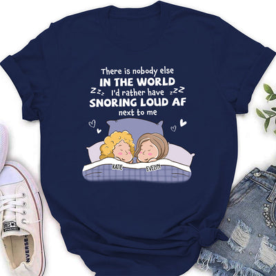 Snoring Af - Personalized Custom Women's T-shirt