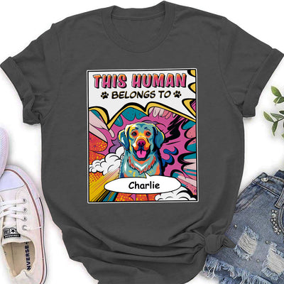 Pop Art This Human - Personalized Custom Women's T-shirt