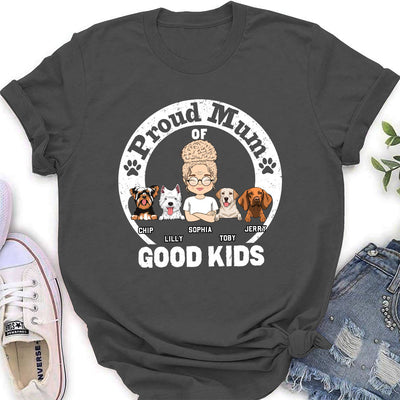 Dad Of Good Kids - Personalized Custom Women's T-shirt