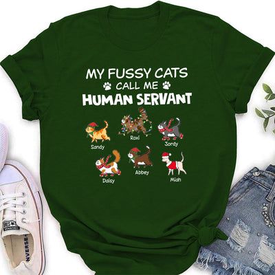 My Fussy Cat - Personalized Custom Women's T-shirt