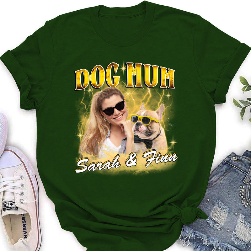 Dog Mom Dad Vintage - Personalized Custom Women&