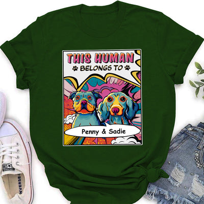 Pop Art This Human - Personalized Custom Women's T-shirt