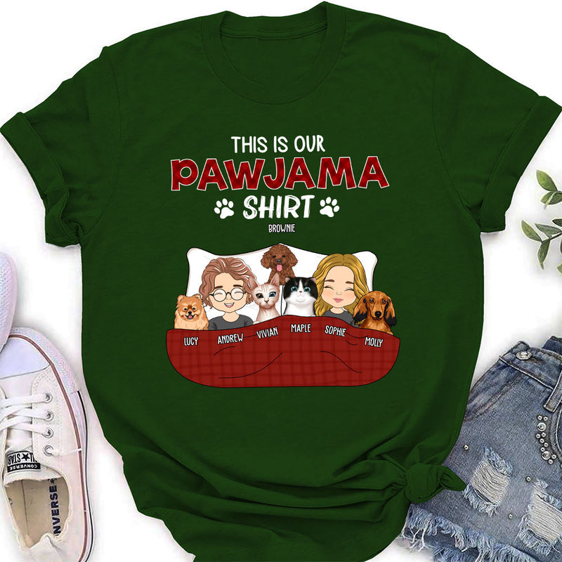 Pajama Shirt Version Couple - Personalized Custom Women&