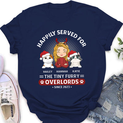 Happily Served For - Personalized Custom Women's T-shirt