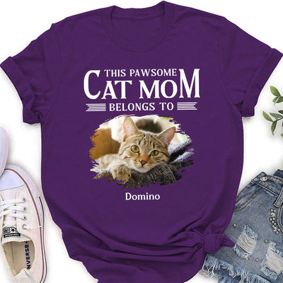 This Pawsome Dad - Personalized Custom Women's T-shirt