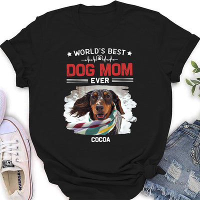 World's Dad Mom - Personalized Custom Women's T-shirt