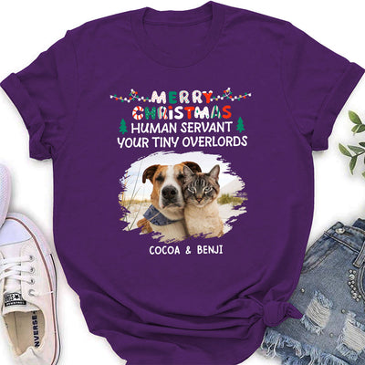 Meowy Christmas - Personalized Custom Women's T-shirt