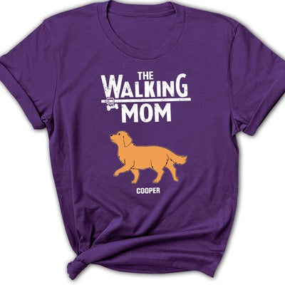 Walking Dad Mom - Personalized Custom Women's T-shirt