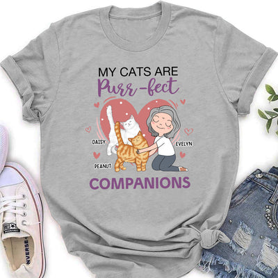 Cats Are Purrfect - Personalized Custom Women's T-shirt