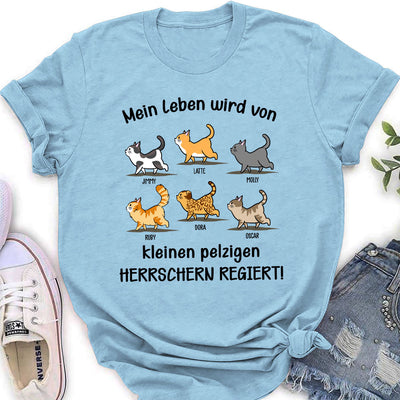 Mein Leben wird von - Personalisiertes Damen T-Shirt