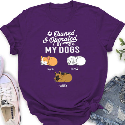My Dog My Boss - Personalized Custom Women's T-shirt
