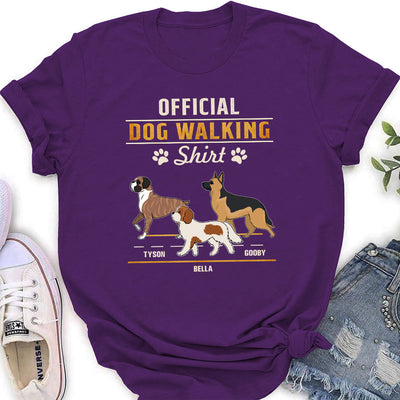 Official Walking Shirt - Personalized Custom Women's T-shirt