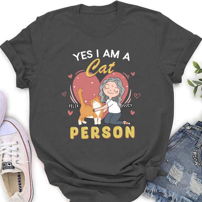 A Cat Person - Personalized Custom Women's T-shirt