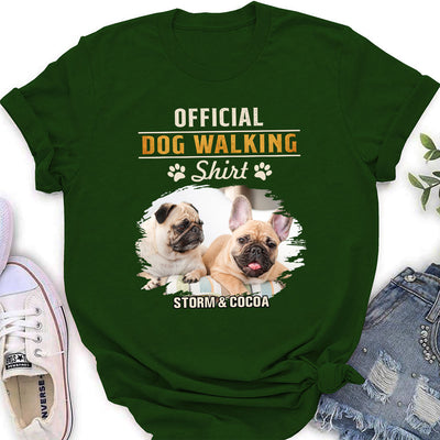 Official Walking Shirt - Personalized Custom Women's T-shirt