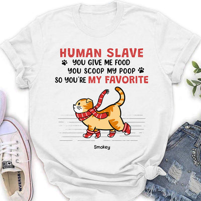 Hooman Give Me Food - Personalized Custom Women's T-shirt