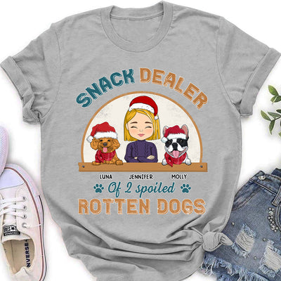 Snack Dealer Of Dog  - Personalized Custom Women's T-shirt