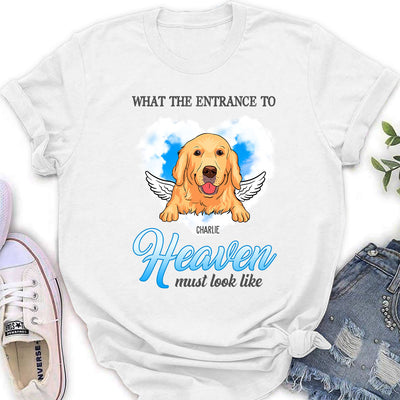 Entrance To Heaven - Personalized Custom Women's T-shirt