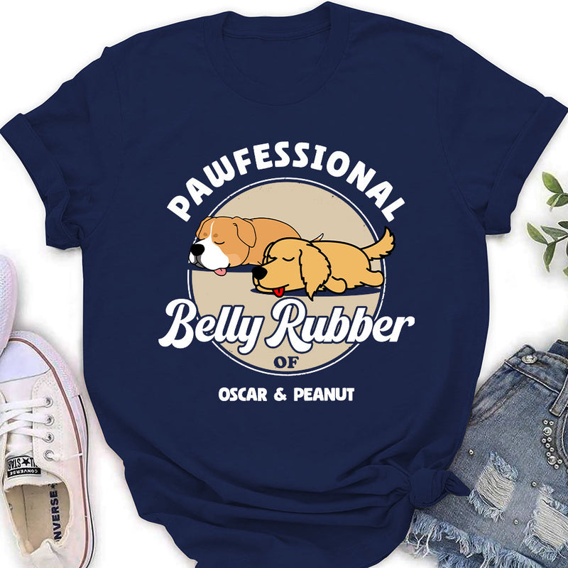 Pawfessional Belly Rubber - Personalized Custom Women&