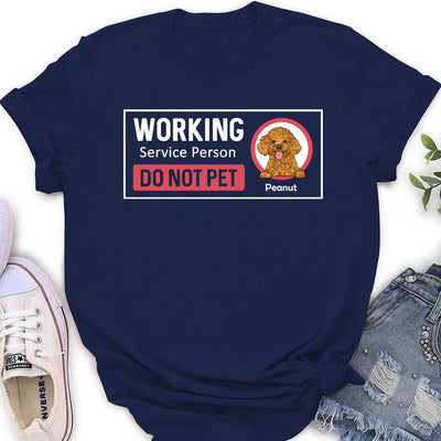 Working Service Person - Personalized Custom Women's T-shirt