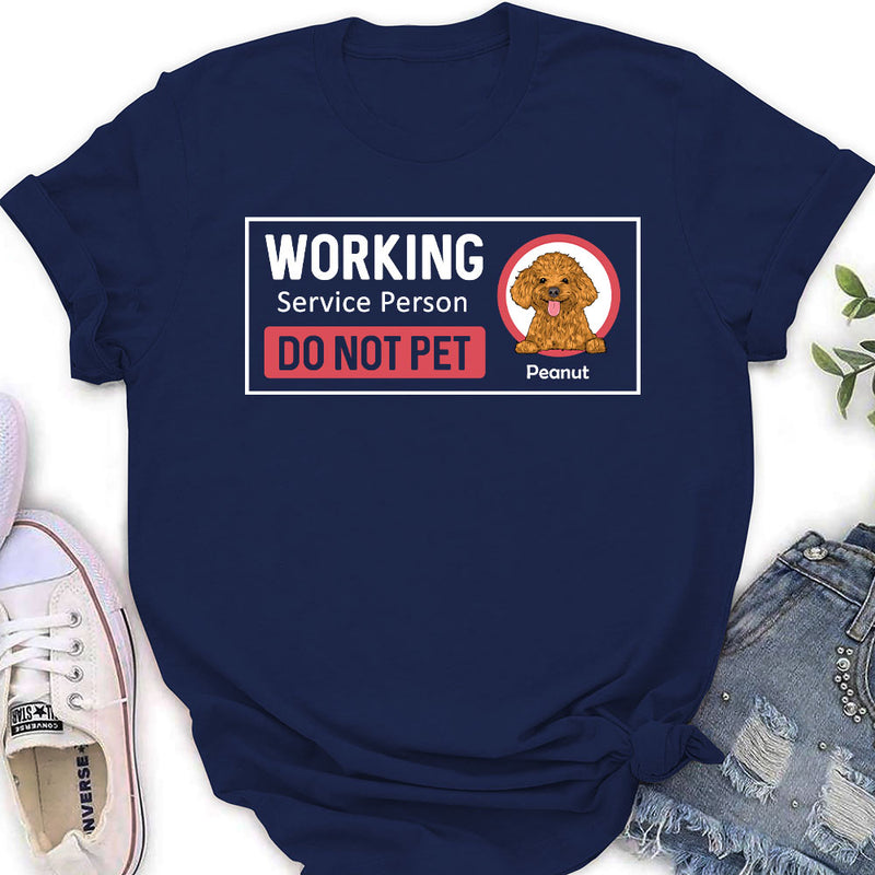 Working Service Person - Personalized Custom Women&