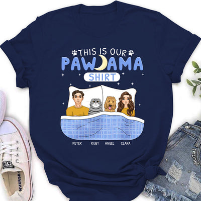 Pawjama Couple - Personalized Custom Women's T-shirt