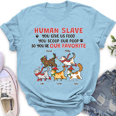 Hooman Give Me Food - Personalized Custom Women's T-shirt