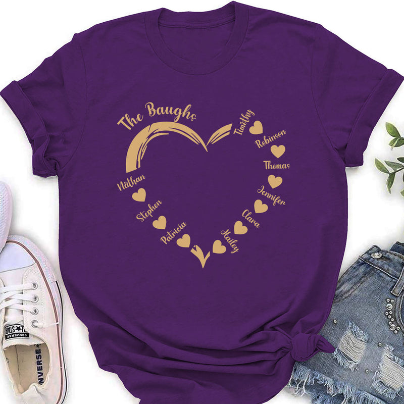 Heart Around You - Personalized Custom Women&