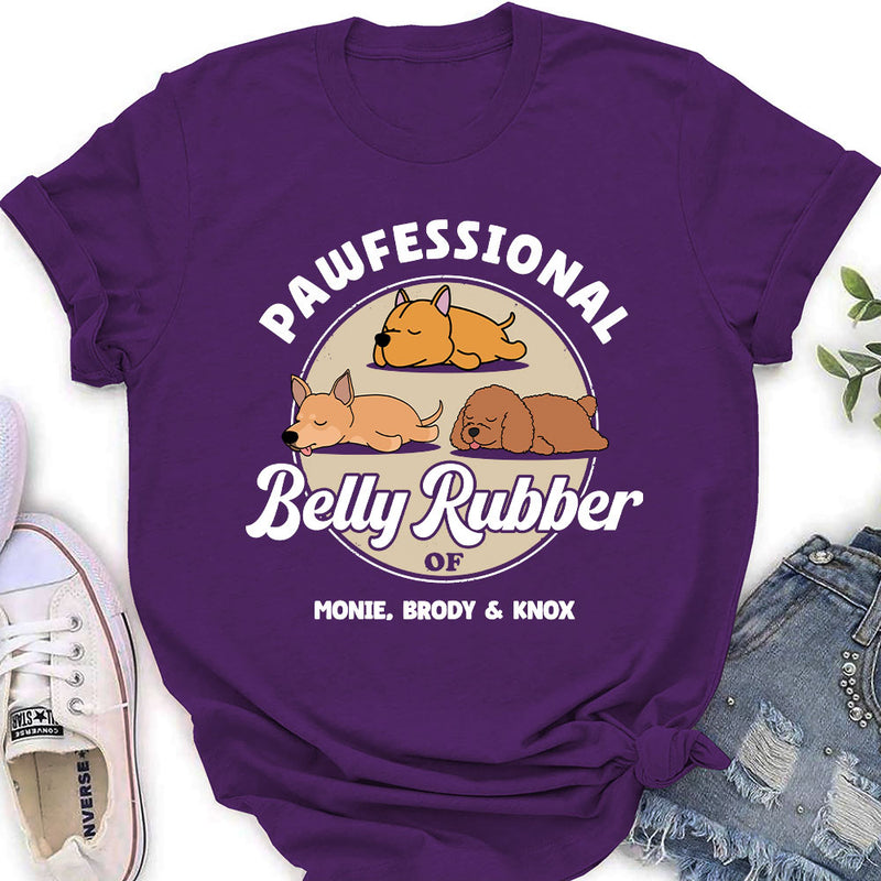 Pawfessional Belly Rubber - Personalized Custom Women&