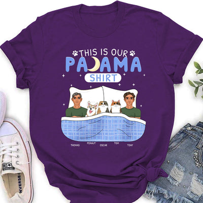 Pawjama Couple - Personalized Custom Women's T-shirt