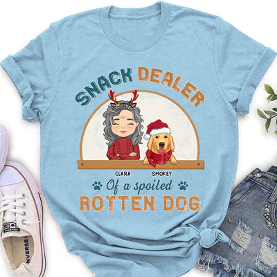 Snack Dealer Of Dog  - Personalized Custom Women's T-shirt