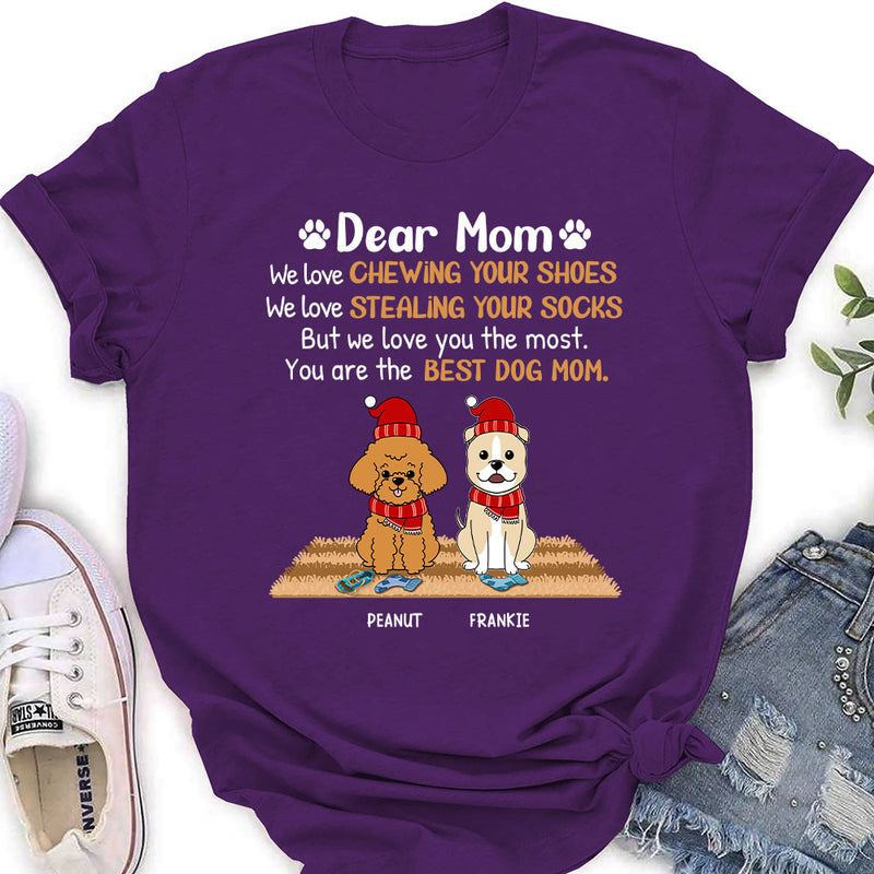 Love You The Most Dad - Personalized Custom Women&