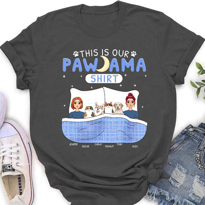 Pawjama Couple - Personalized Custom Women's T-shirt