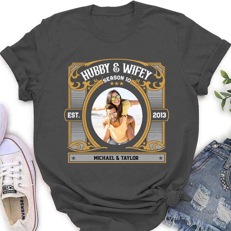 Hubby Wifey Season - Personalized Custom Women&