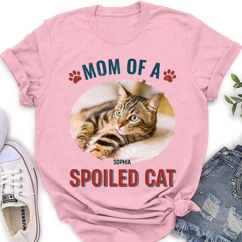 Cat Mom Of Spoiled Kids - Personalized Custom Women&