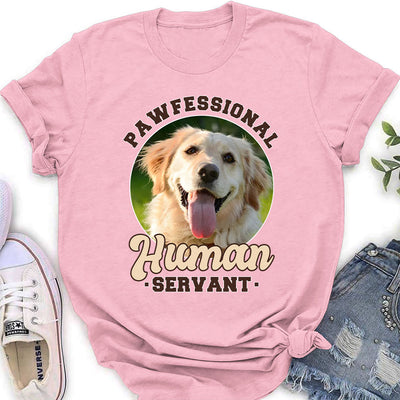 Pawfessional Servant - Personalized Custom Women's T-shirt