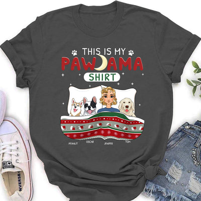 Pawfect Pawjama For Holiday - Personalized Custom Women's T-shirt