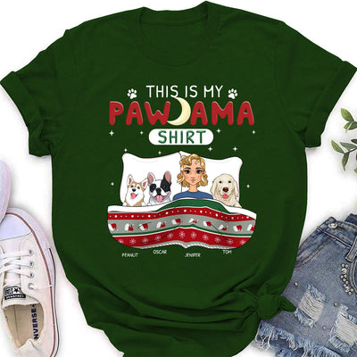 Pawfect Pawjama For Holiday - Personalized Custom Women's T-shirt