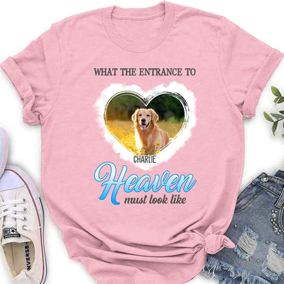 Entrance To Heaven - Personalized Custom Women's T-shirt