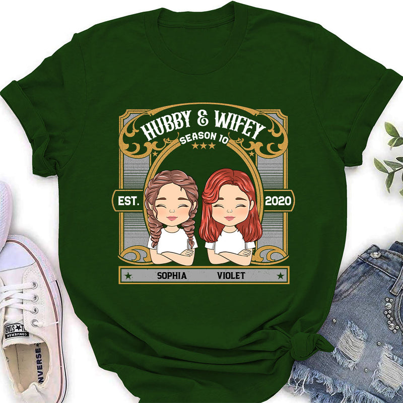 Hubby Wifey Season - Personalized Custom Women&