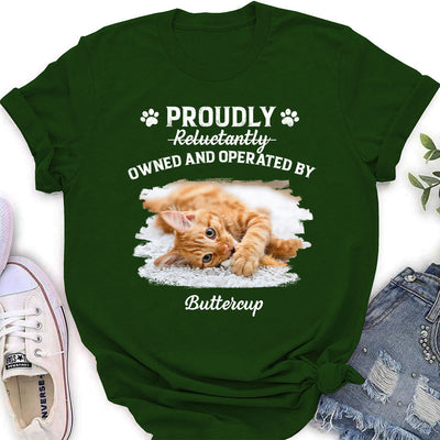 Proudly Operated By - Personalized Custom Women's T-shirt