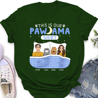 Pawjama Couple - Personalized Custom Women's T-shirt