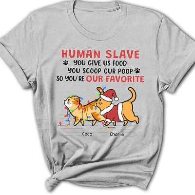 Hooman Give Me Food - Personalized Custom Women's T-shirt