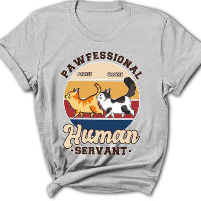 Pawfessional Servant - Personalized Custom Women's T-shirt