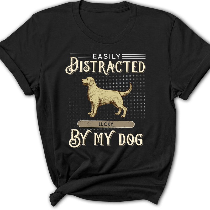 Distracted By Vintage Dog - Personalized Custom Women&