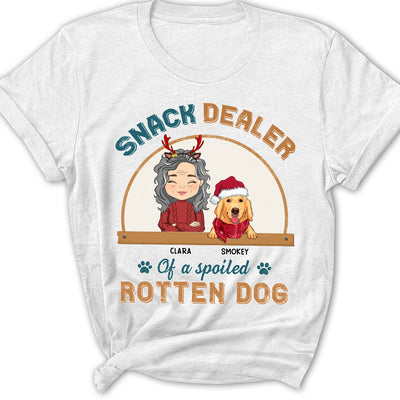 Snack Dealer Of Dog  - Personalized Custom Women's T-shirt